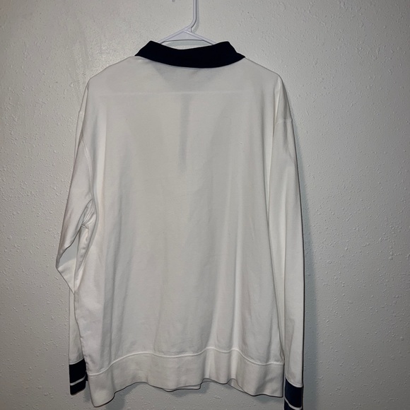 White Cremieux quarter zip, perfect year around - Picture 2 of 5